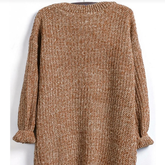 Dip Hem Knit Sweater - Picture 3 of 7